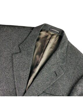 Corneliani Men’s Wool/Silk 2-Button Tweed Blazer Jacket Check • Italy • 42R